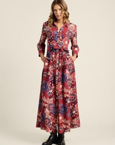 Birds of Paradis by Trovata Eliot Dress Berry Bloom